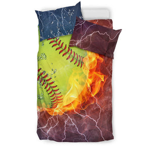 Softball Lovers Bedding Set