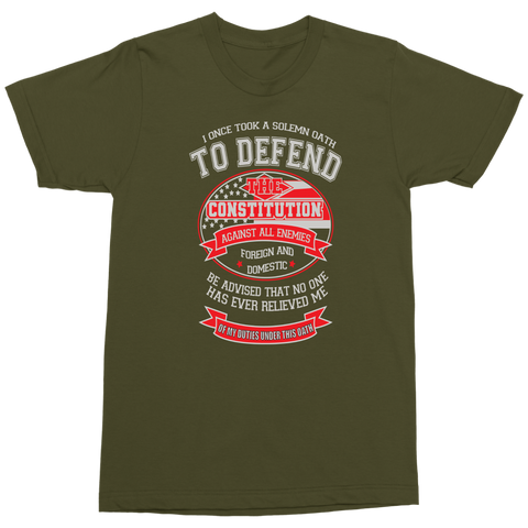 Veteran Oath Military T-Shirt
