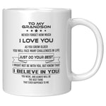 To My Grandson Mug