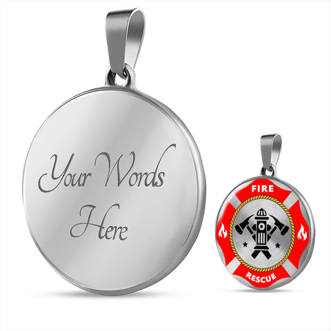 Fire Rescue Necklace