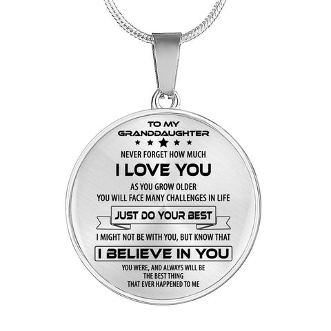 "To My Granddaughter" Necklace