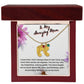 Custom Baby Feet Necklace With Birthstone