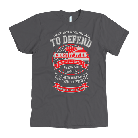 Veteran Oath T-Shirt