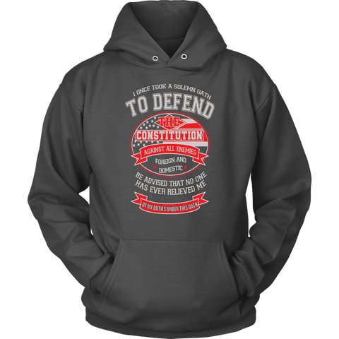 Veteran Oath Hoodie