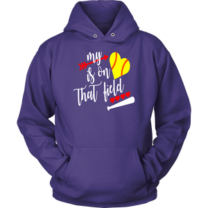 My Heart Is On That Field Hoodie