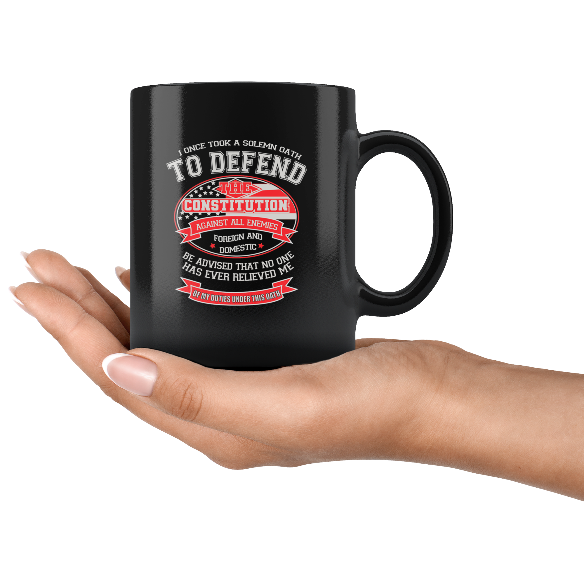 Veteran Oath Coffee Mug