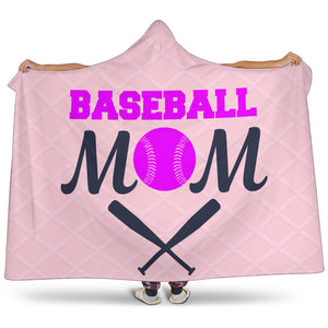 Baseball Mom Hooded Blanket