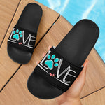 Love Dog Paw Slide Sandals