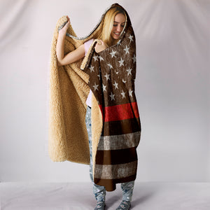 Firefighter Hooded Blanket