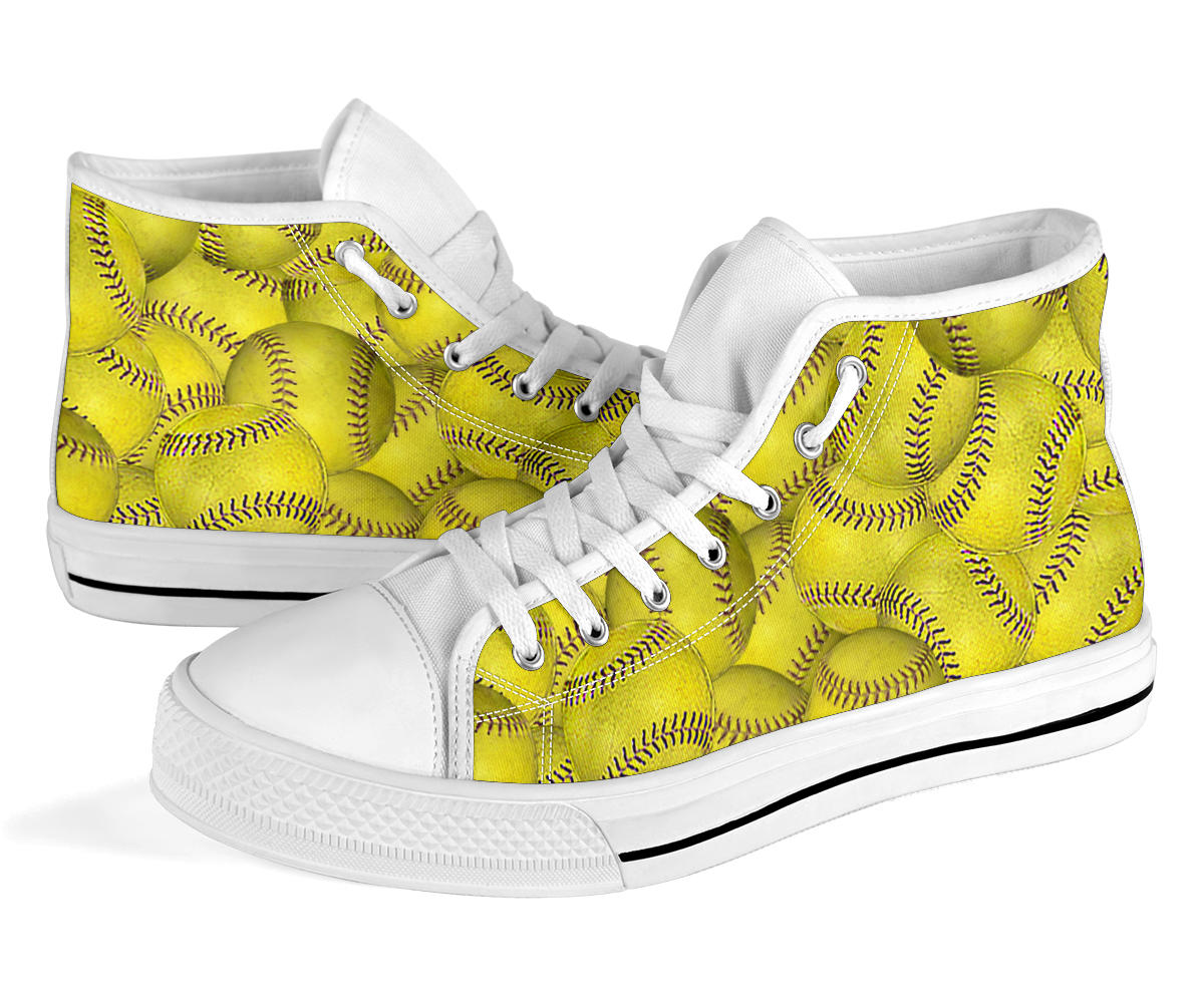 Softball Lovers High Tops