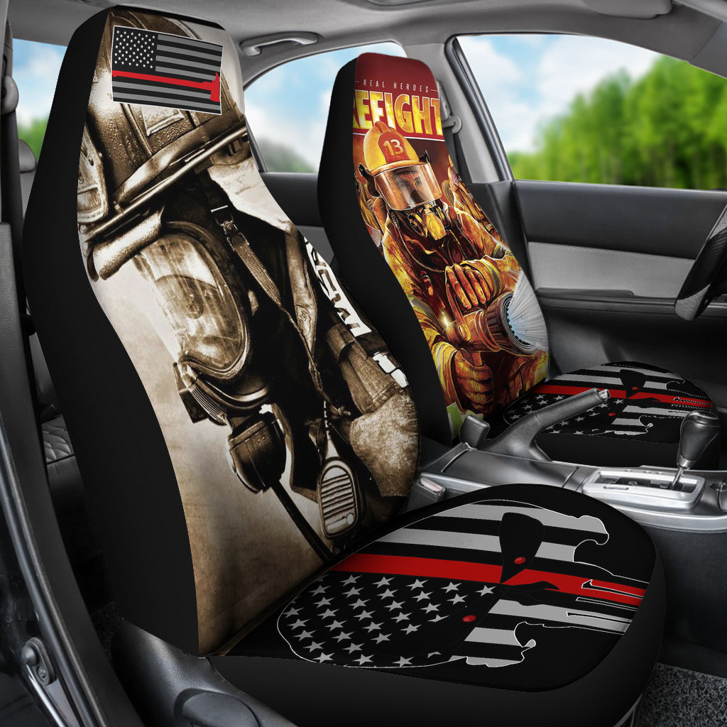 Firefighter Car Seat Cover