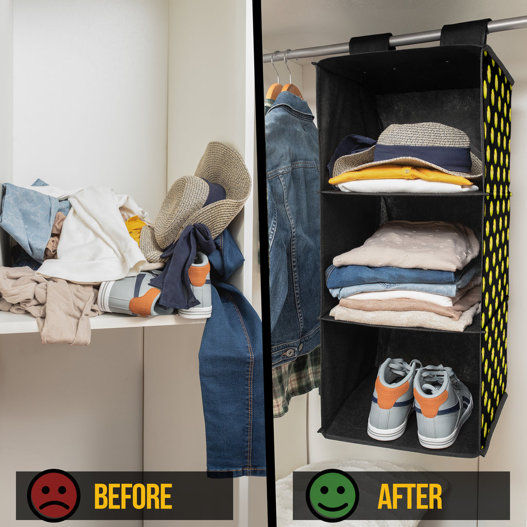 Softball Hanging Shelf Closet Organzier!
