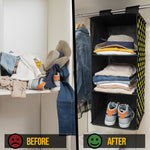 Softball Hanging Shelf Closet Organzier!