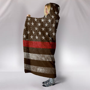 Firefighter Hooded Blanket