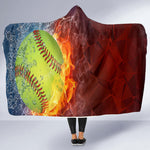 Softball Lovers Hooded Blanket