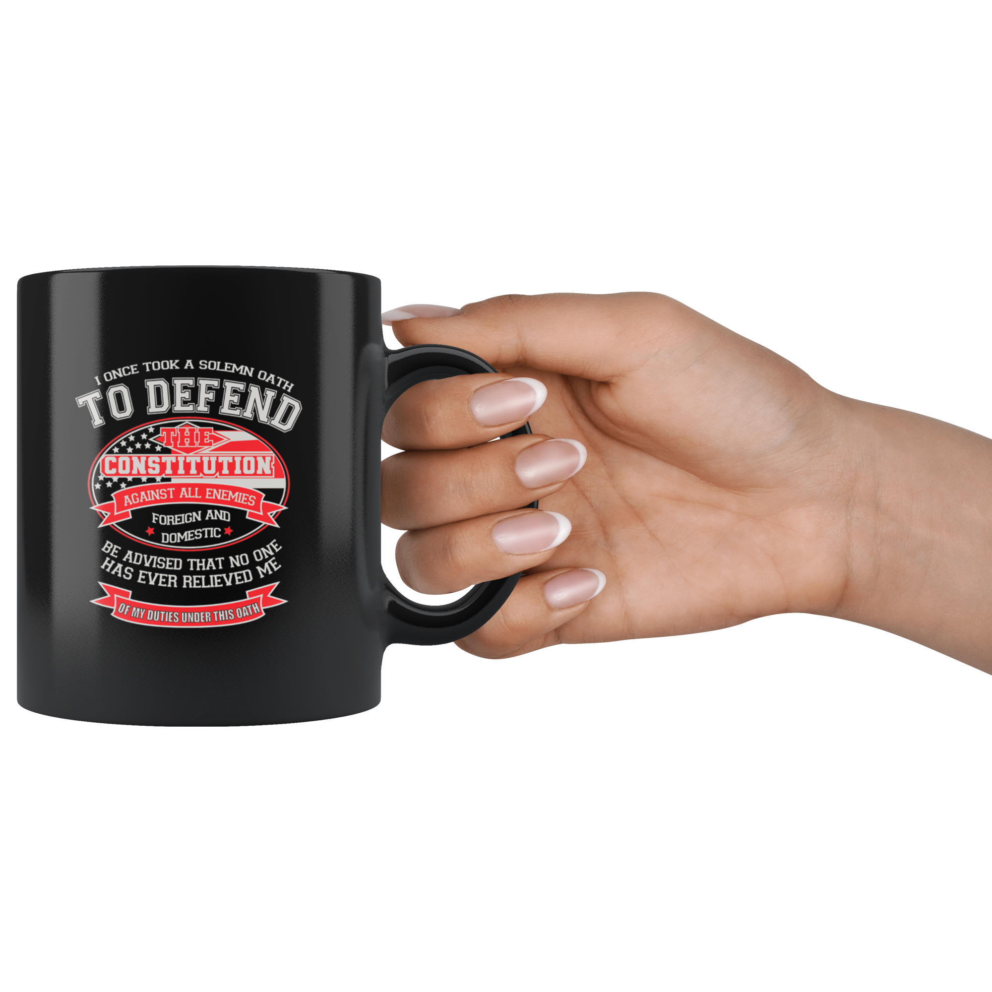 Veteran Oath Coffee Mug