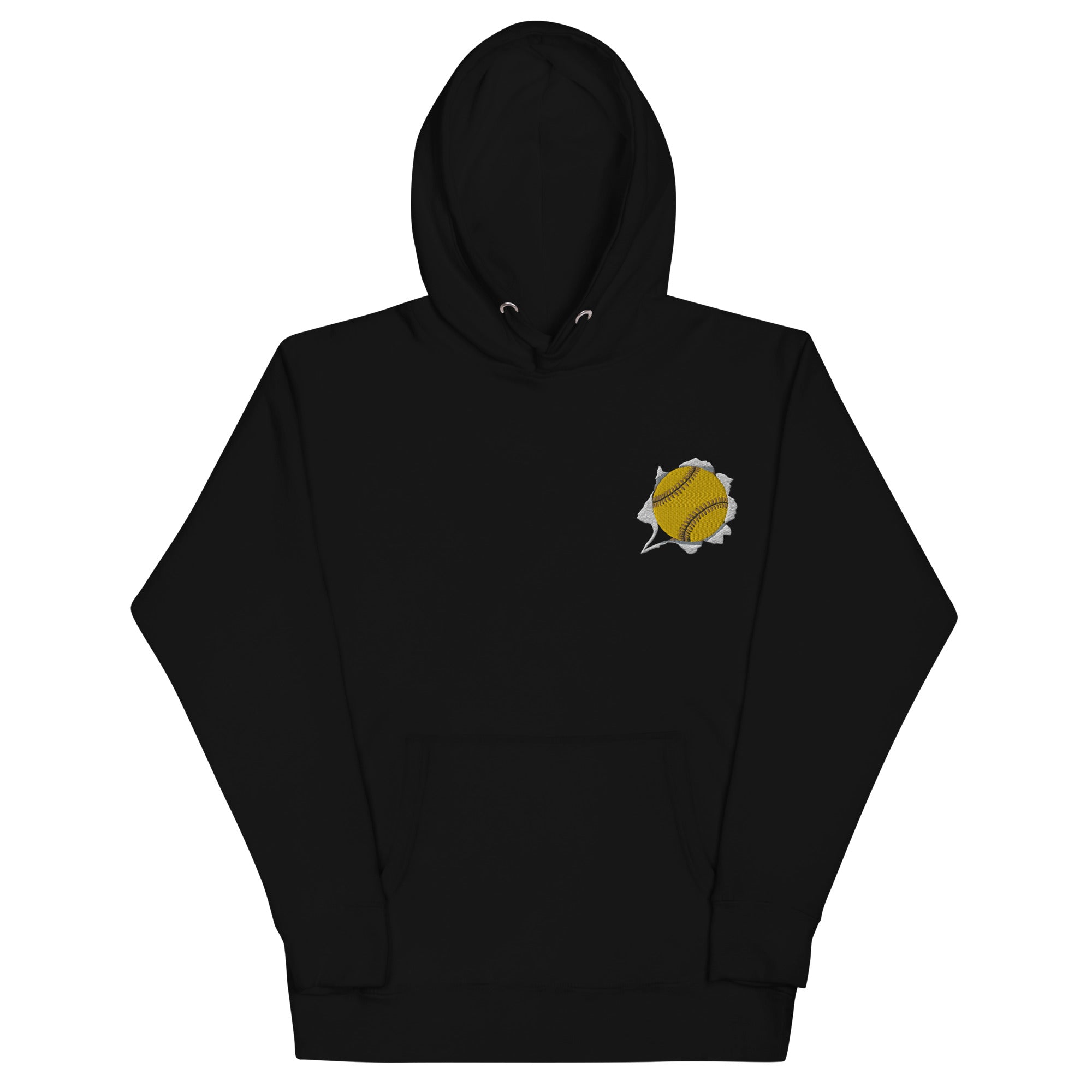 Softball Unisex Embroidered Hoodie